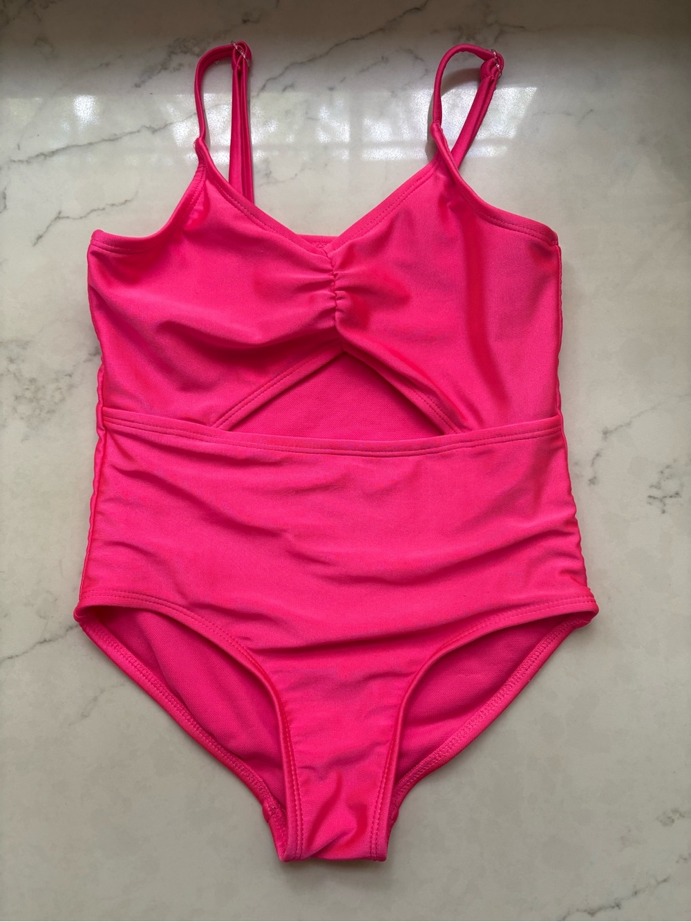 Like New! art class Bright Hot Pink One-Piece Swimsuit for Kids